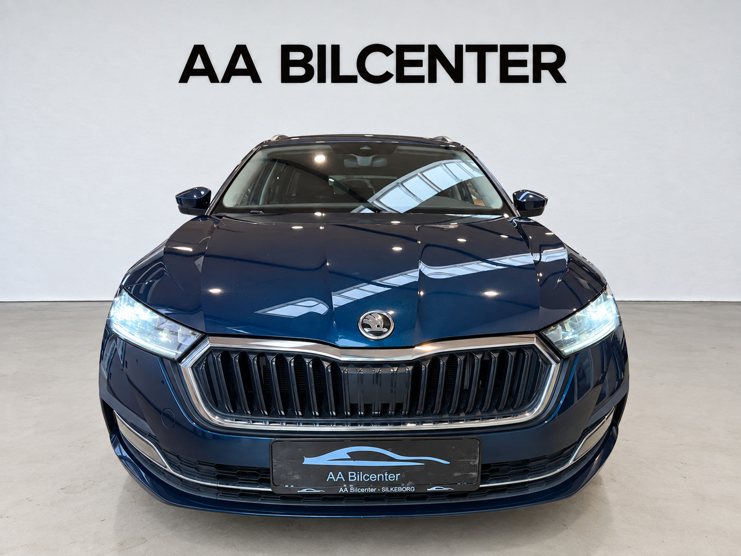 Blå Skoda Octavia fra 2021