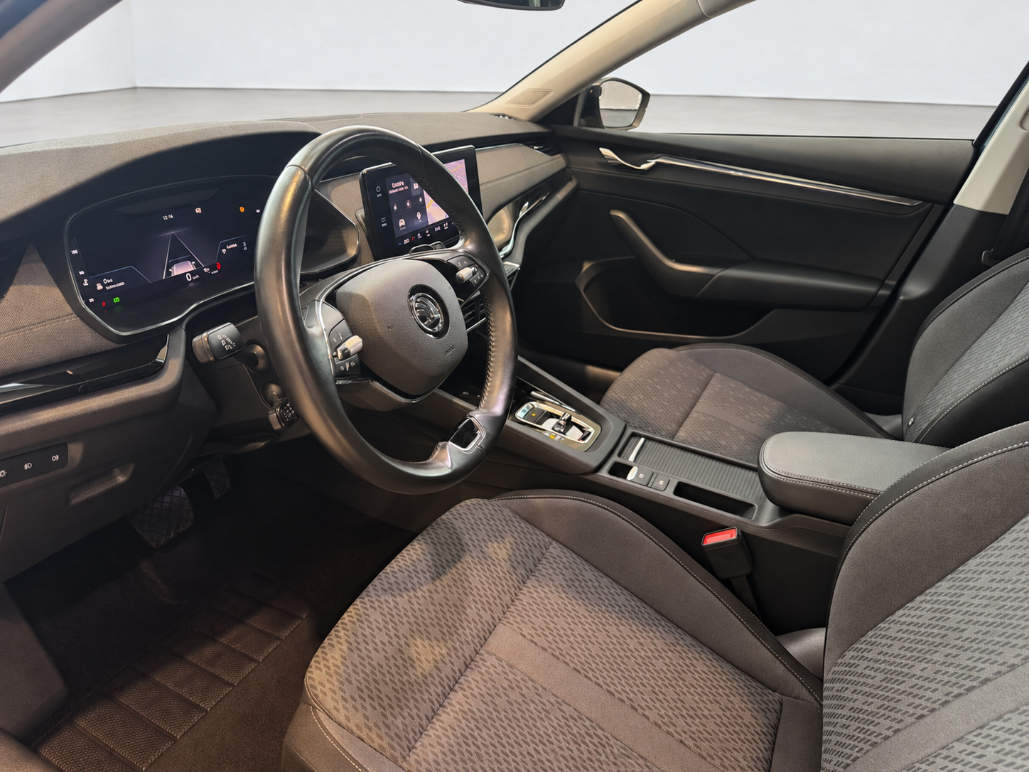 Blå Skoda Octavia fra 2021