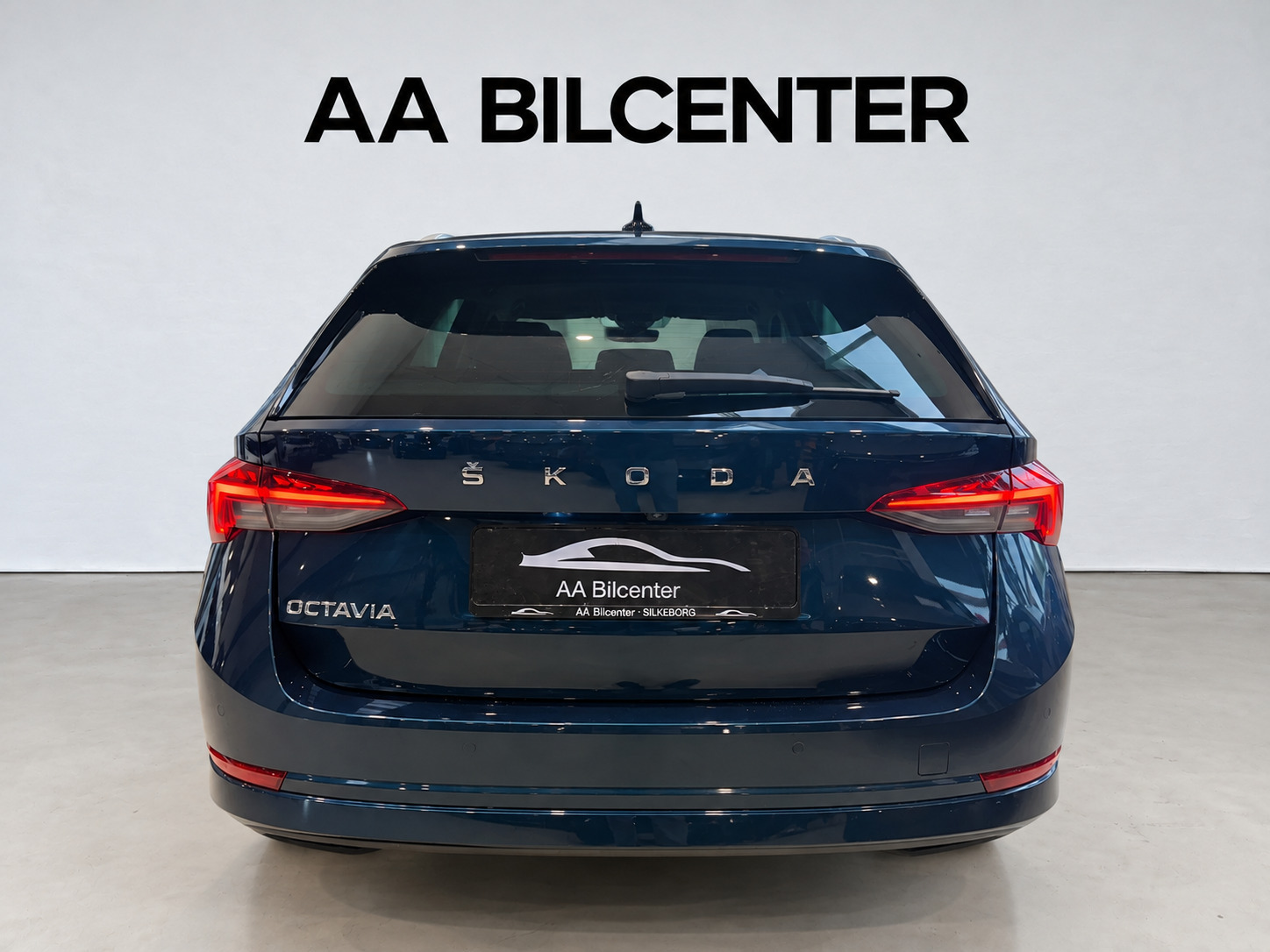 Blå Skoda Octavia fra 2021