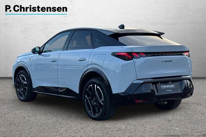 Hvid Peugeot e-3008 fra 2025