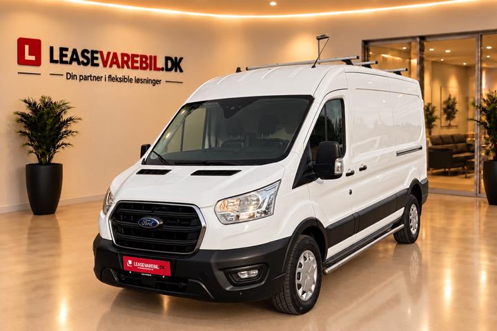 Hvid Ford Transit 350 L3 Van fra 2021