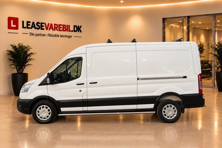 Hvid Ford Transit 350 L3 Van fra 2021