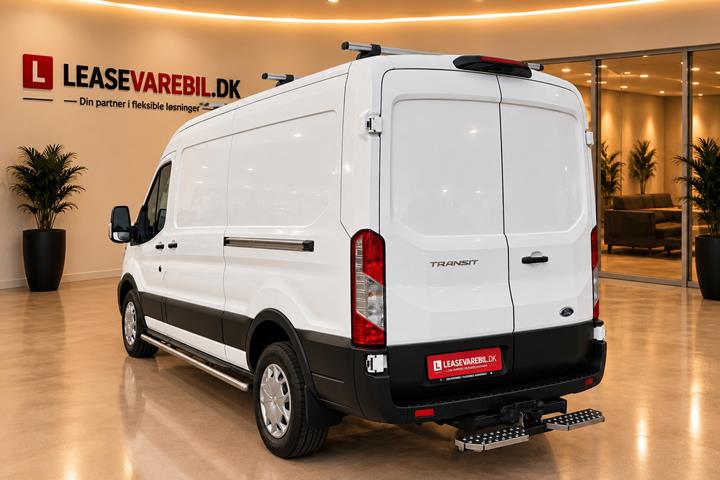 Hvid Ford Transit 350 L3 Van fra 2021