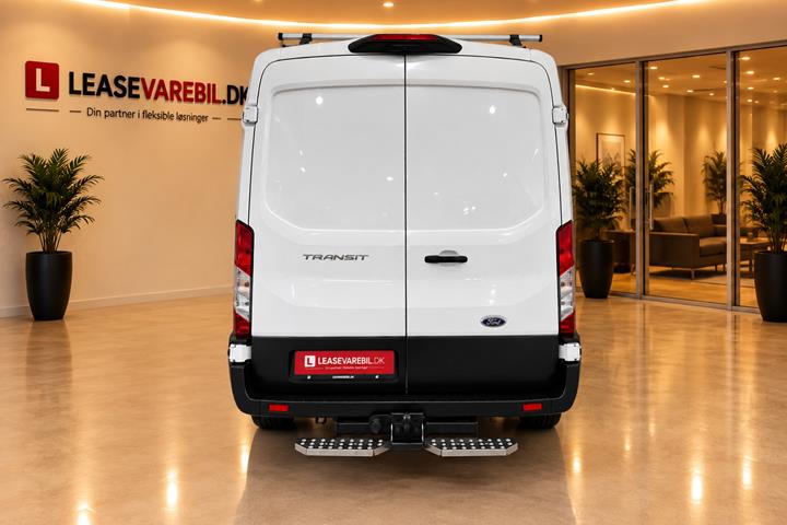 Hvid Ford Transit 350 L3 Van fra 2021