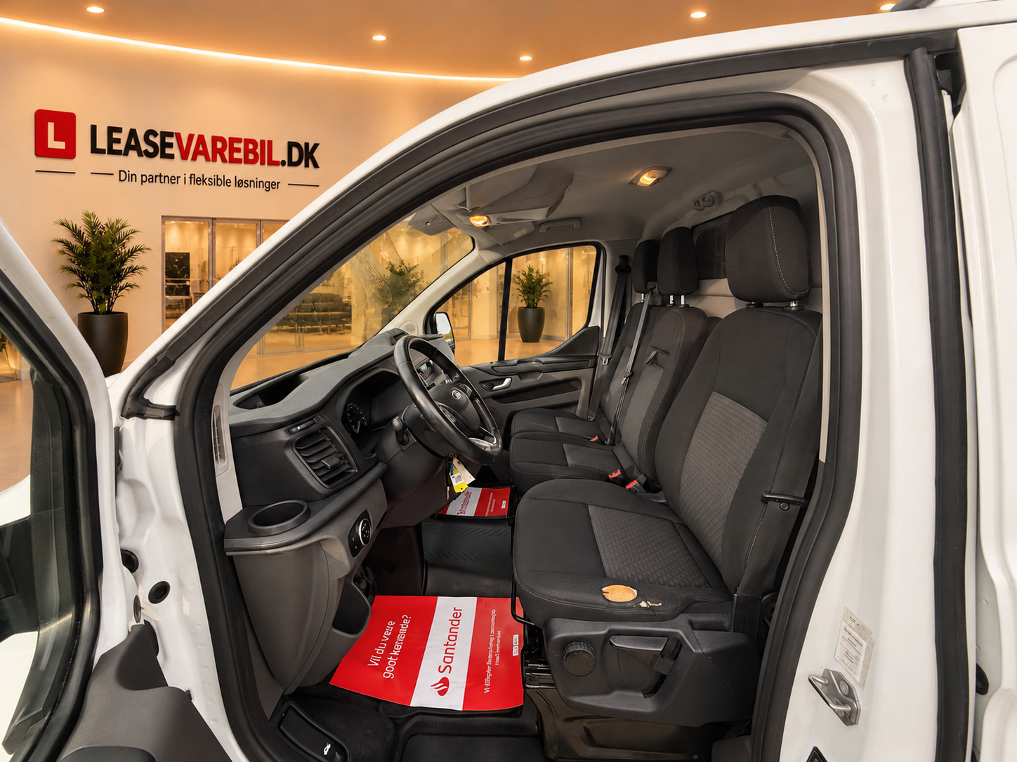 Hvid Ford Transit Custom 300 L2 fra 2021