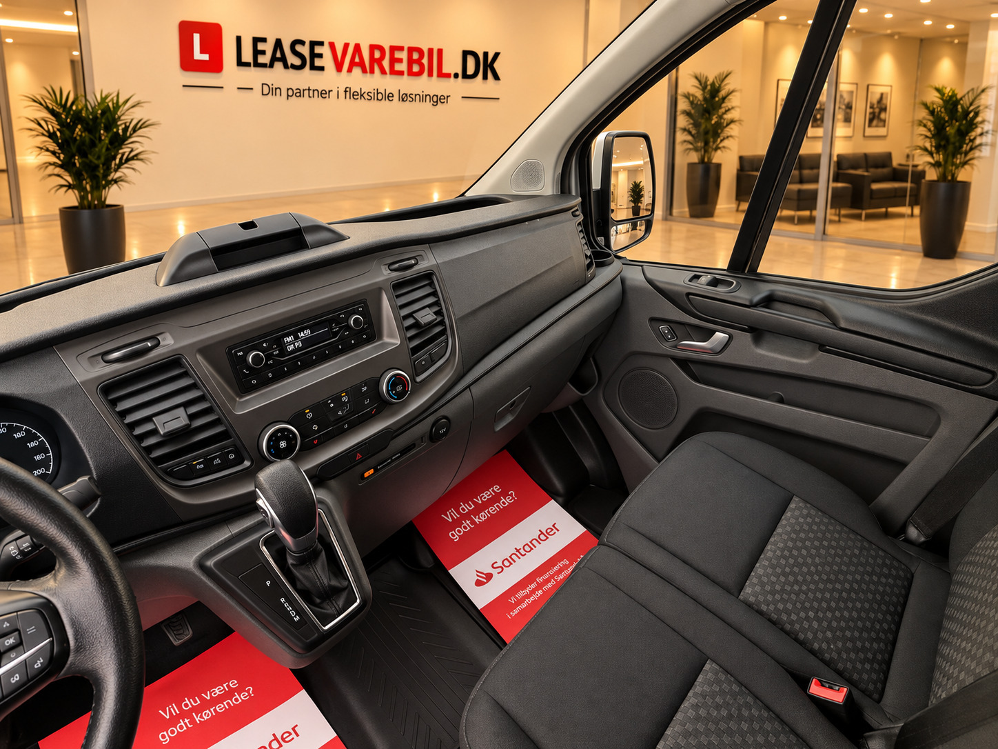 Hvid Ford Transit Custom 300 L2 fra 2021