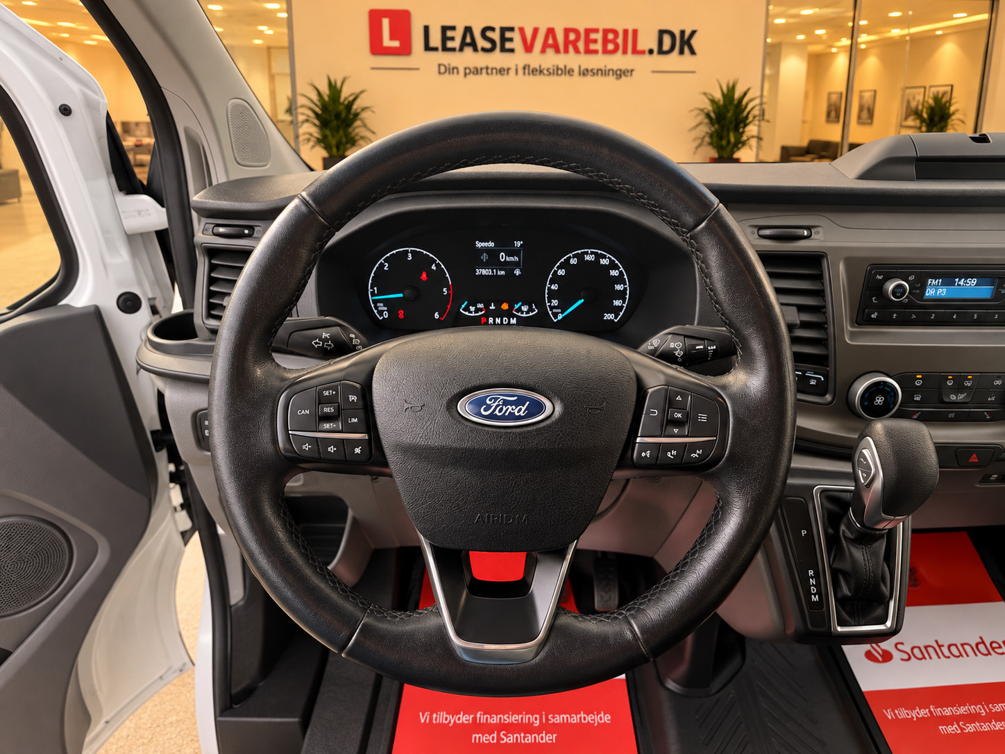 Hvid Ford Transit Custom 300 L2 fra 2021