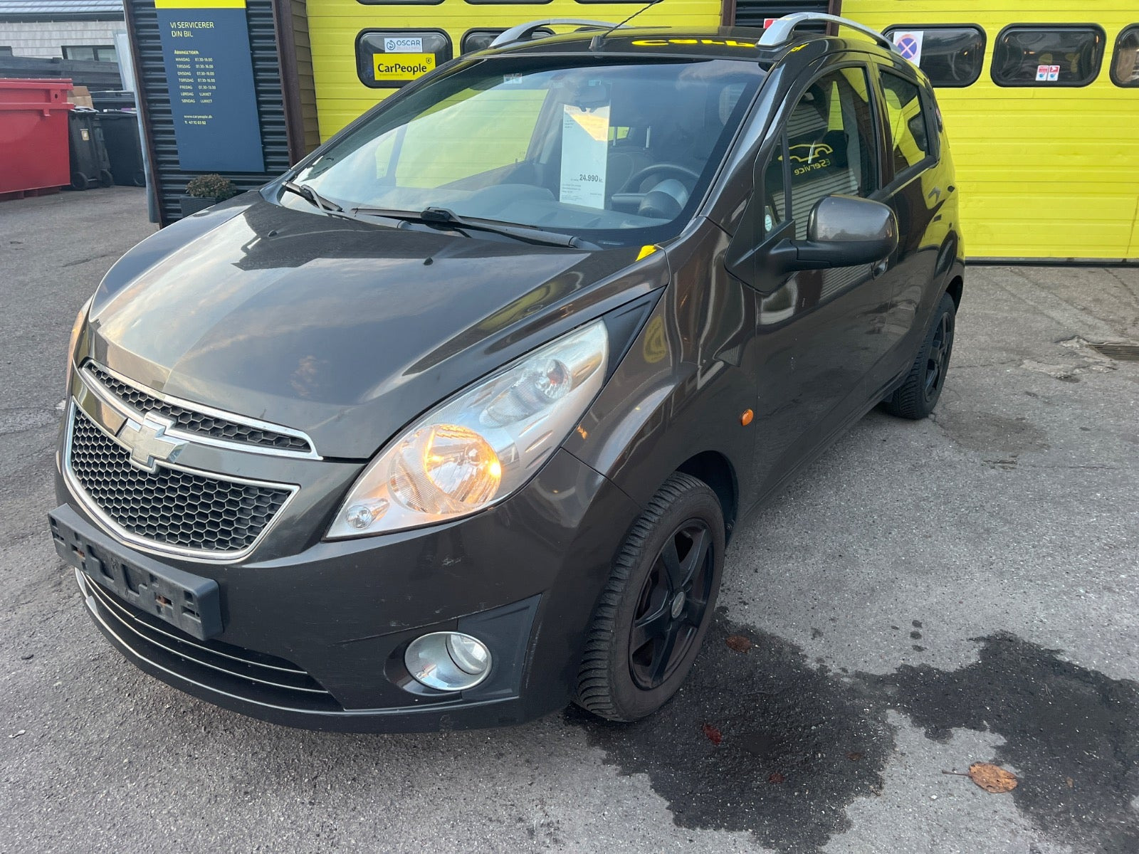 Brun Chevrolet Spark fra 2012