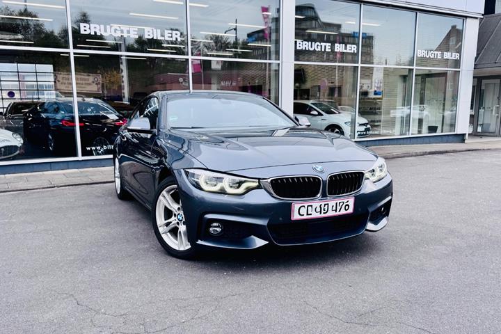 Grå BMW 430d fra 2018