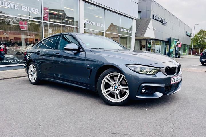 Grå BMW 430d fra 2018