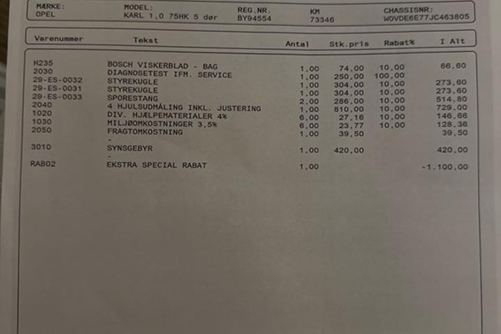 undefined Opel Karl fra 2018