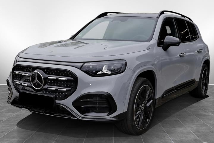 Grå Mercedes GLB250+ fra 2026