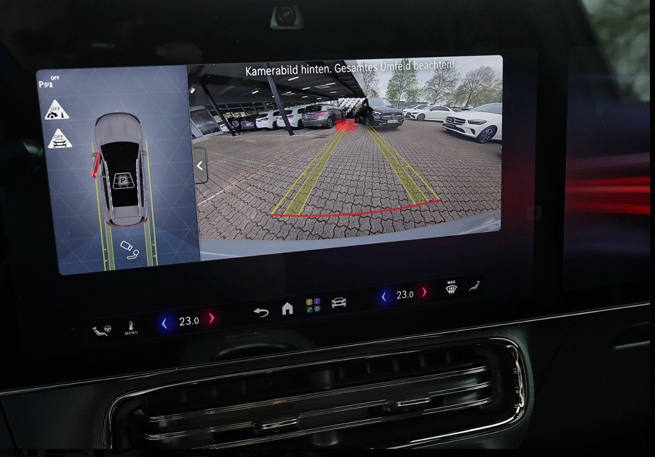 Grå Mercedes GLB250+ fra 2026