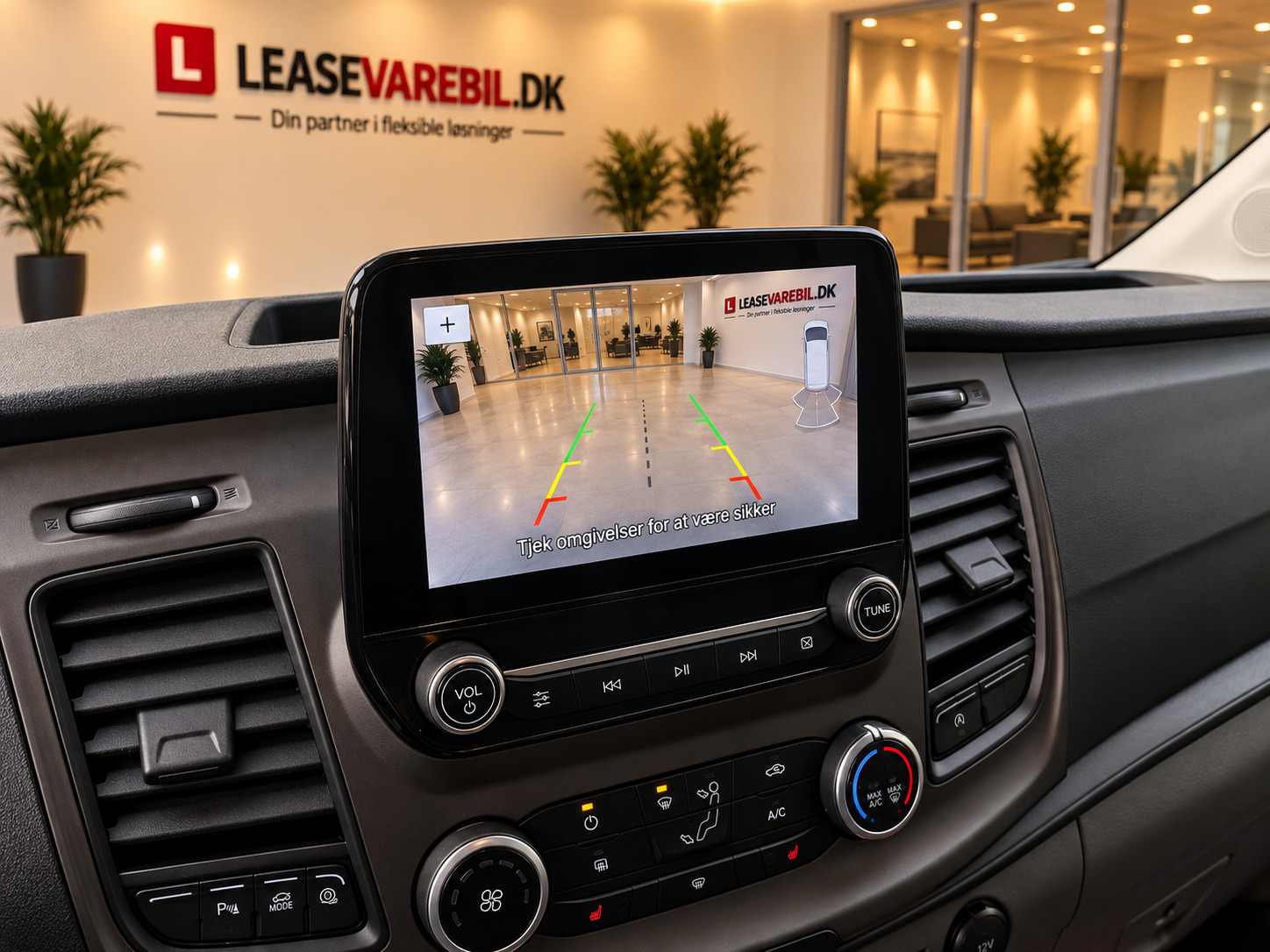 Hvid Ford Transit 350 L3 Van fra 2021