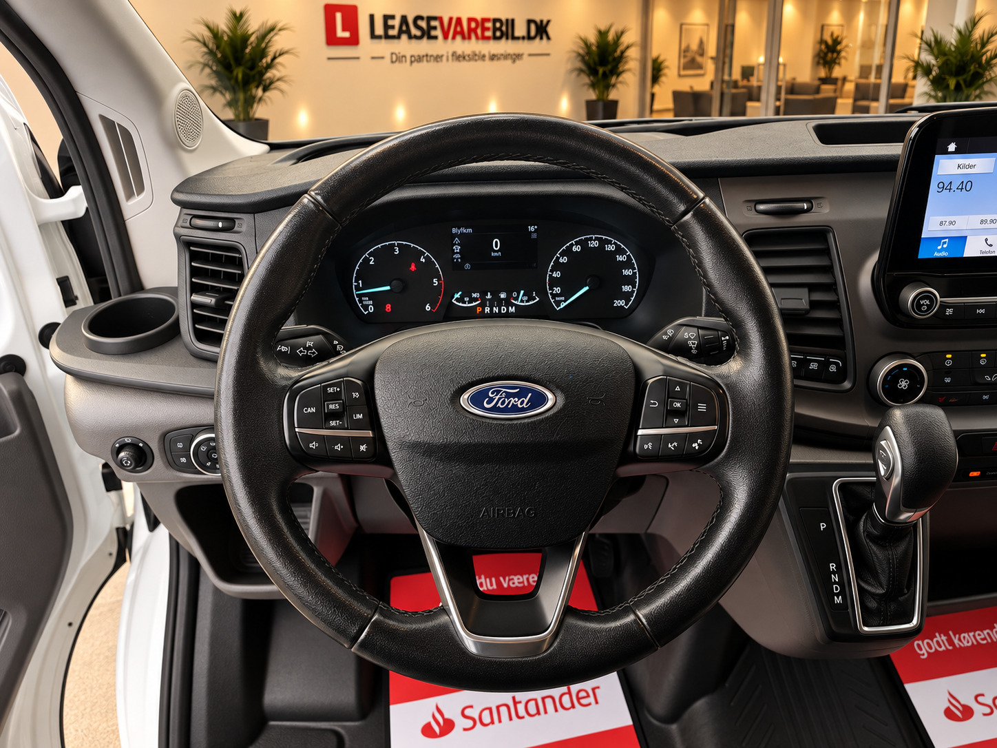 Hvid Ford Transit 350 L3 Van fra 2021
