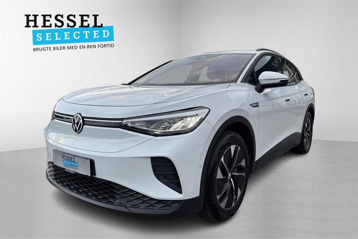 Sølv VW ID.4 fra 2023 set udefra