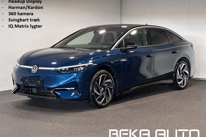 Blå VW ID.7 fra 2024