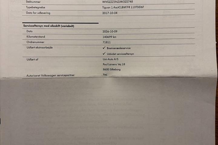 undefined VW Tiguan fra 2018