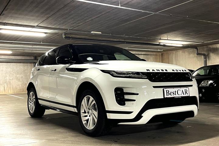 Hvid Land Rover Range Rover evoque fra 2020