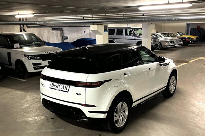 Hvid Land Rover Range Rover evoque fra 2020