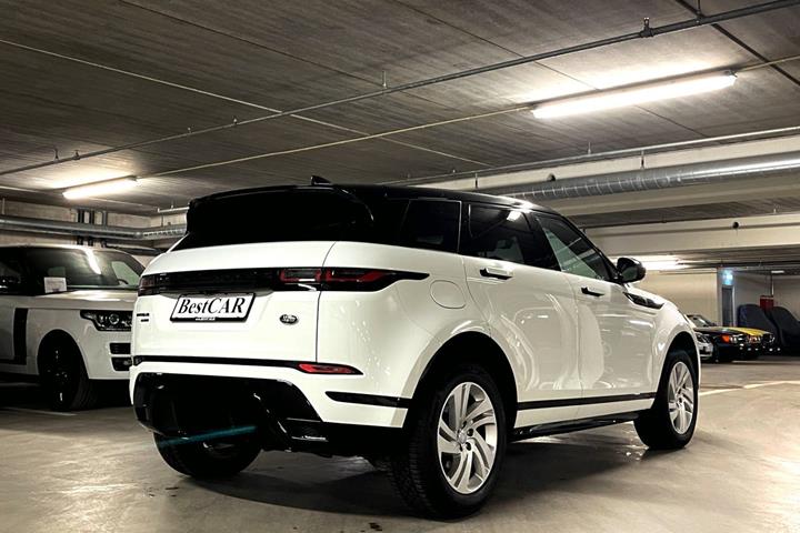 Hvid Land Rover Range Rover evoque fra 2020