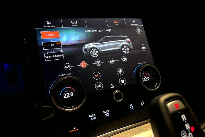 Hvid Land Rover Range Rover evoque fra 2020