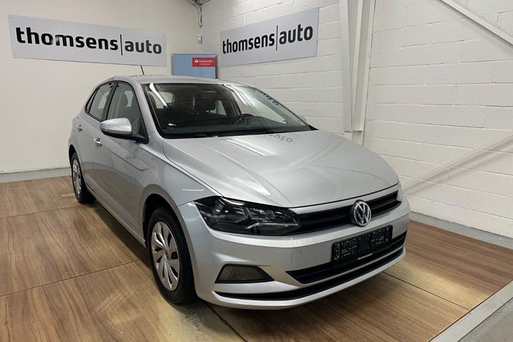 Sølv VW Polo fra 2018