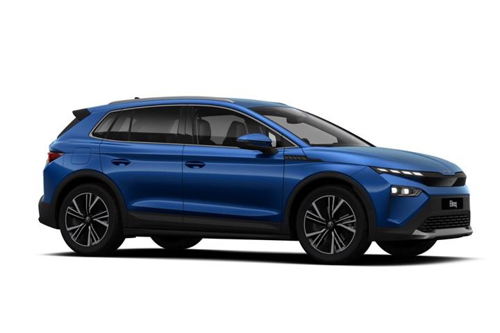 Blå Skoda Elroq fra 2025