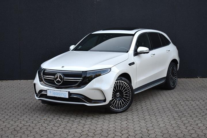 Hvid Mercedes EQC400 fra 2021