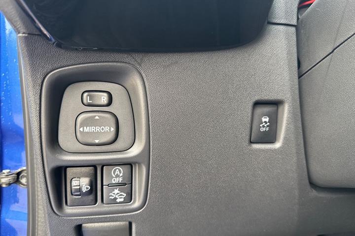 Blå Toyota Aygo fra 2020