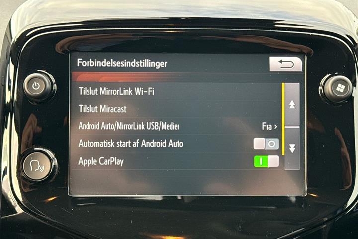 Blå Toyota Aygo fra 2020