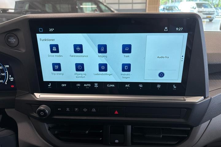 Sort VW e-Transporter fra 2025