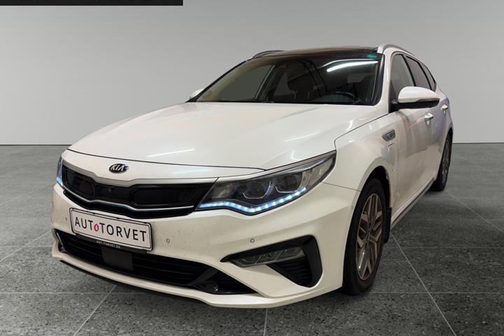 Hvid Kia Optima fra 2019