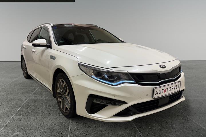 Hvid Kia Optima fra 2019