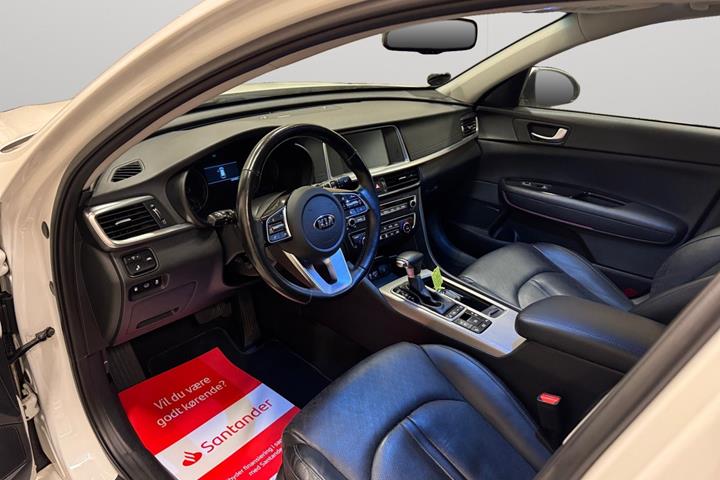 Hvid Kia Optima fra 2019