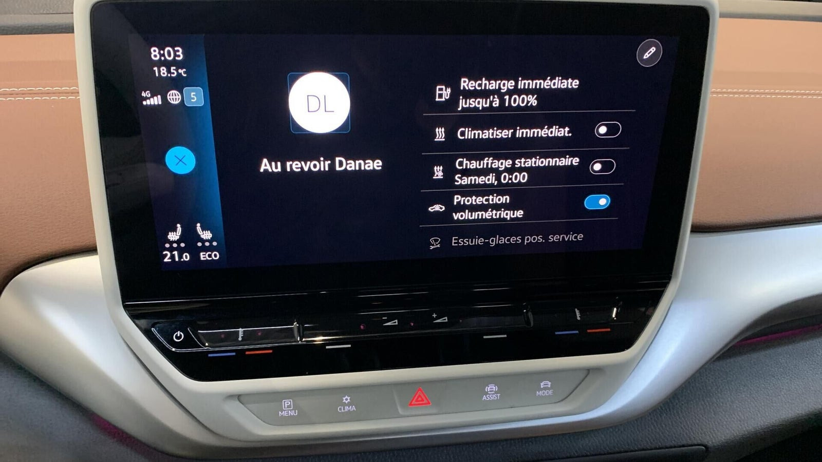 Grå VW ID.4 fra 2023