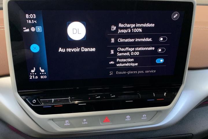 Grå VW ID.4 fra 2023