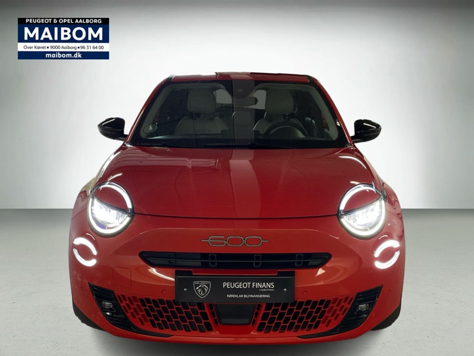 Orange Fiat 600e fra 2024