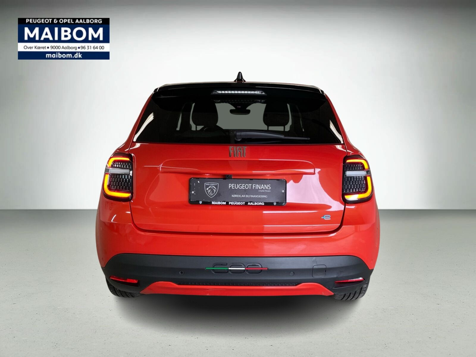 Orange Fiat 600e fra 2024