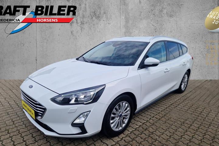 Hvid Ford Focus fra 2020