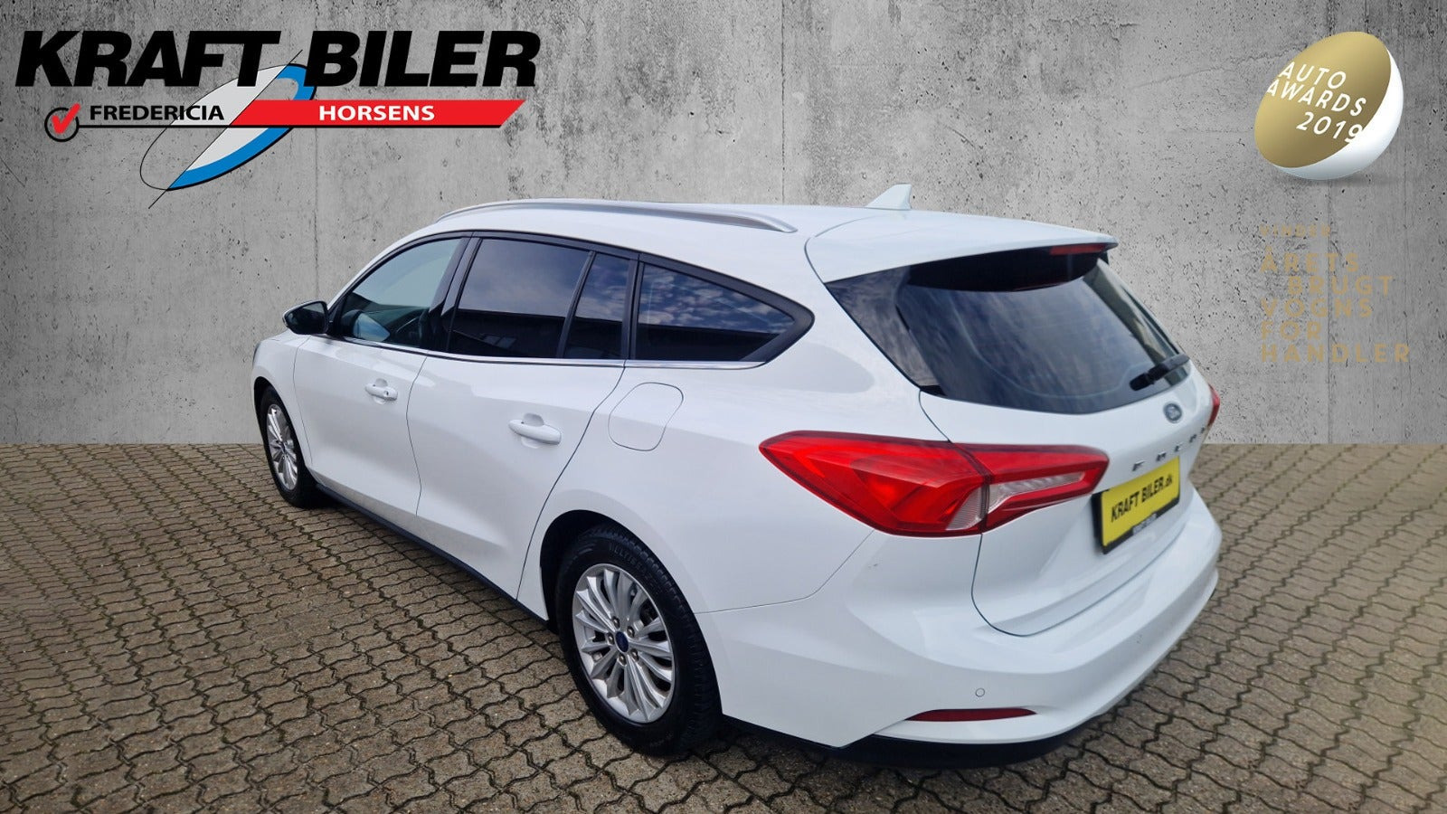 Hvid Ford Focus fra 2020