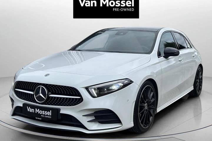 Hvid Mercedes A200 fra 2019