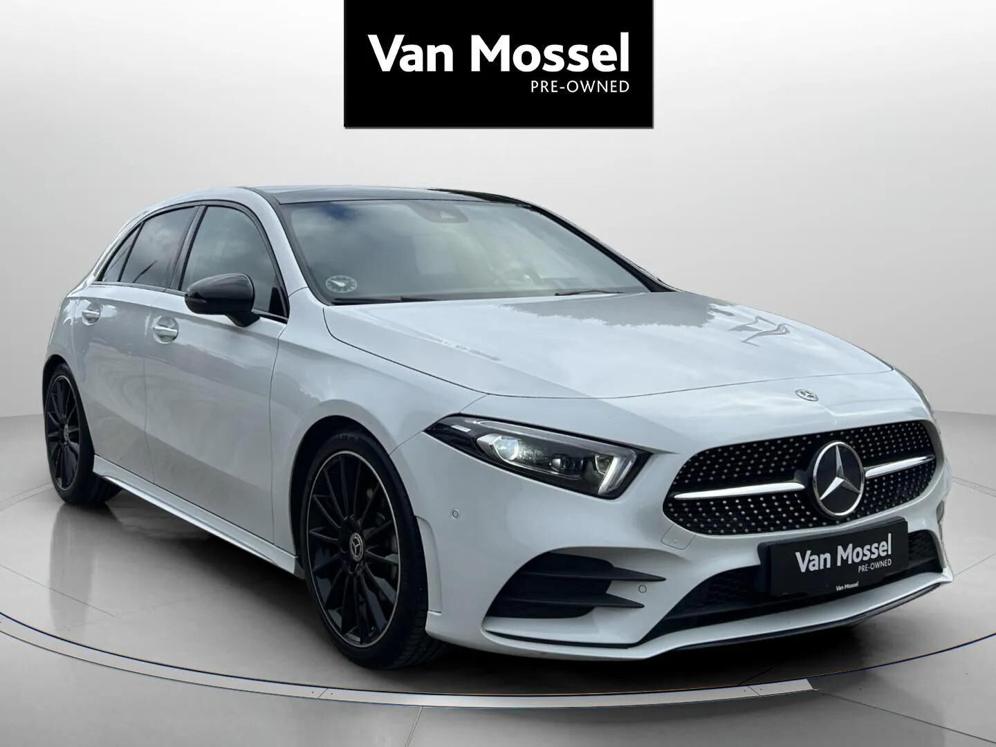 Hvid Mercedes A200 fra 2019