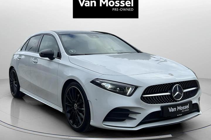 Hvid Mercedes A200 fra 2019