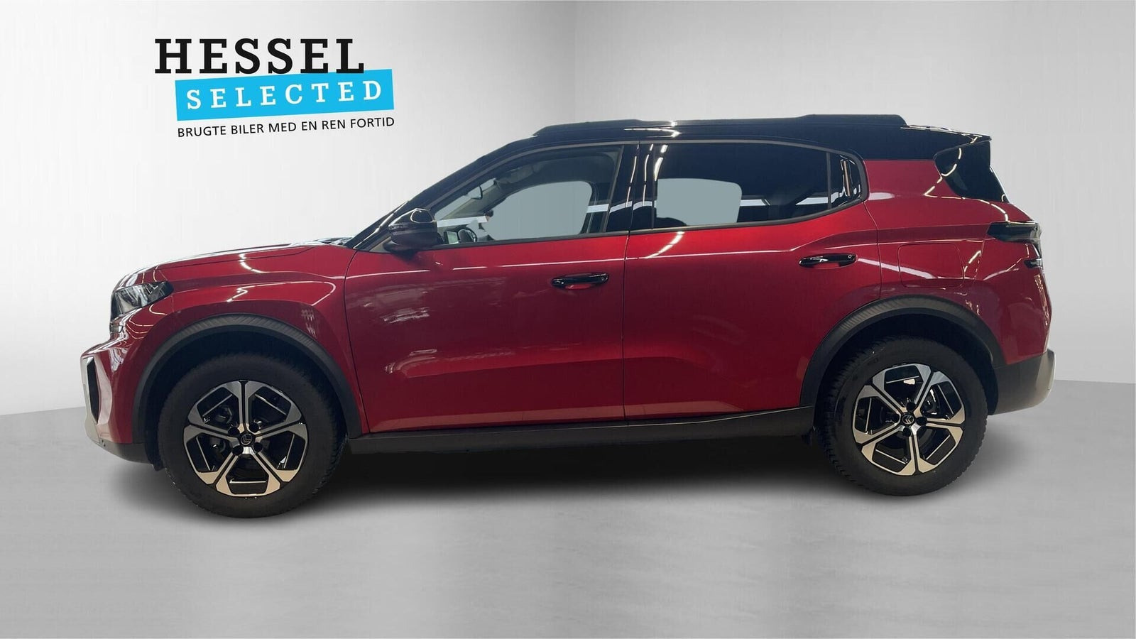 Rød Citroën e-C3 Aircross fra 2026