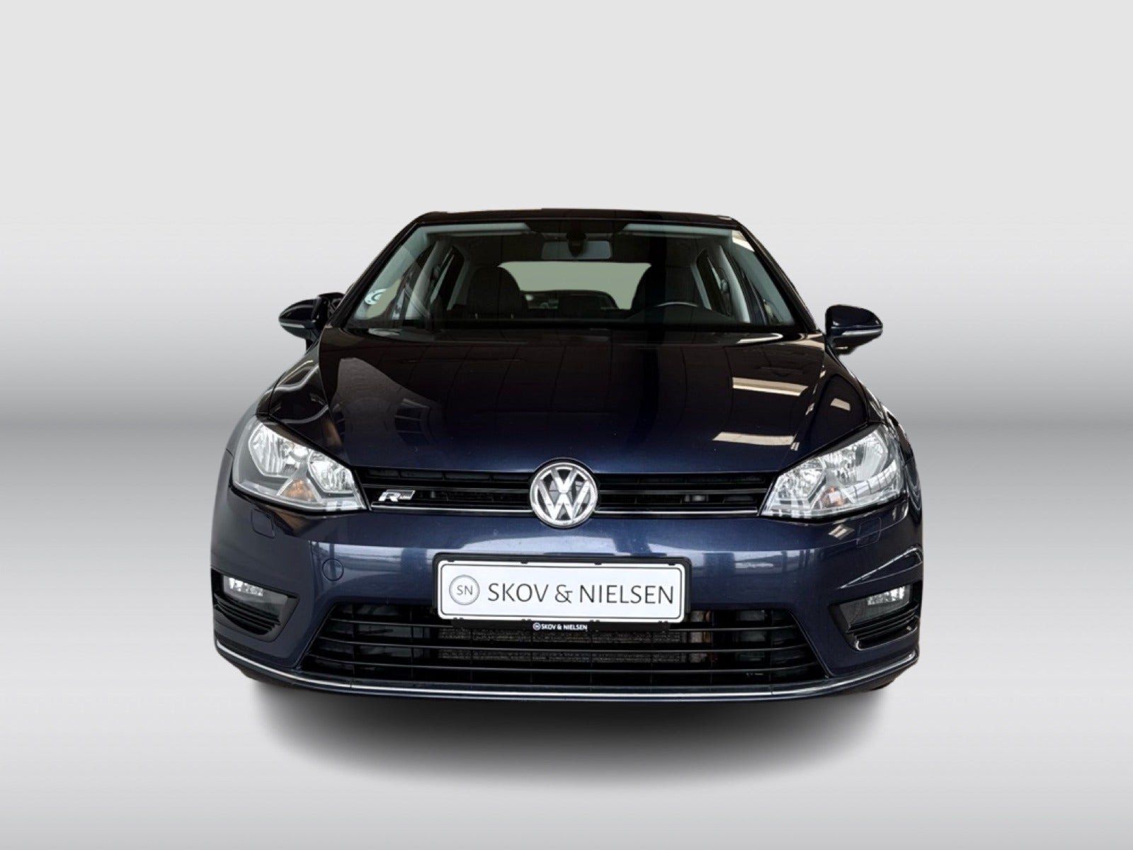 Blå VW Golf VII fra 2016