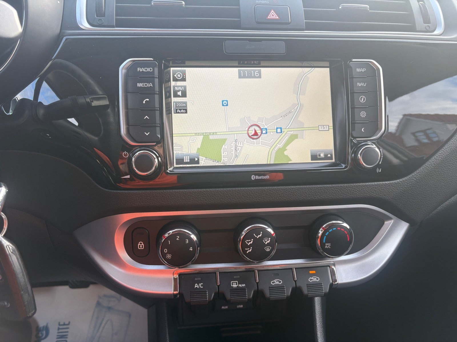 Sort Kia Rio fra 2016