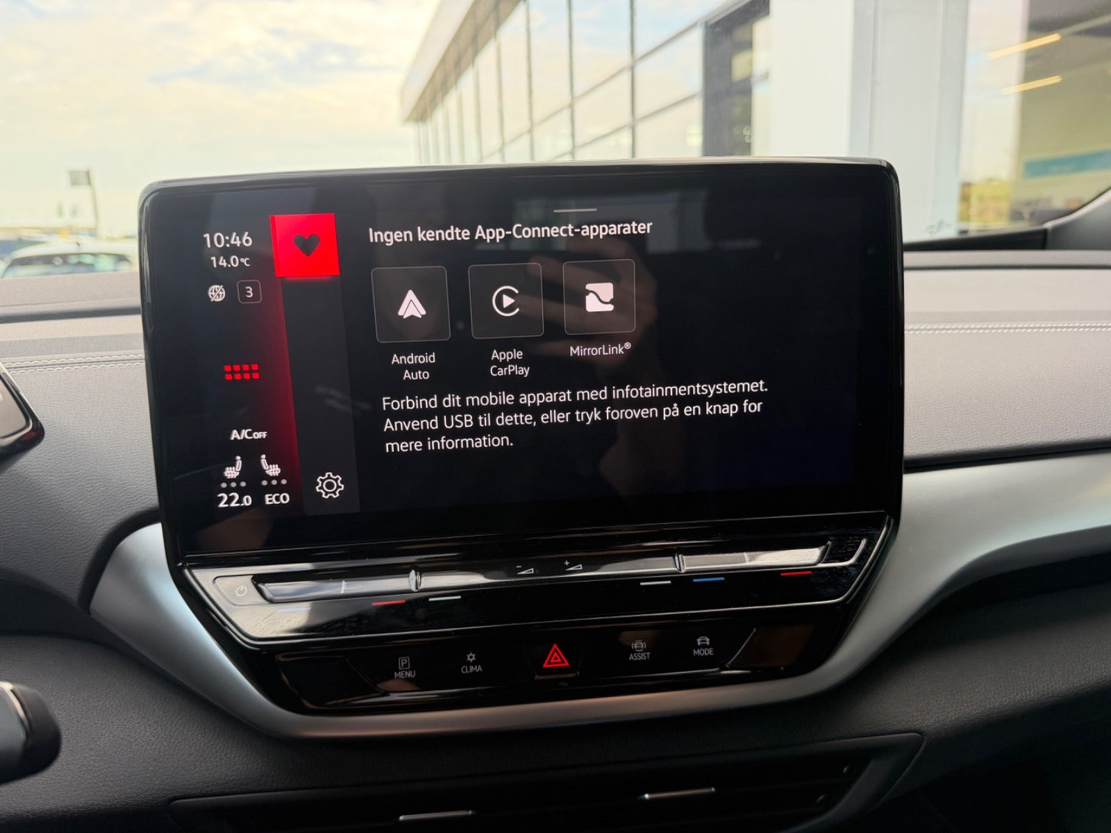 Rød VW ID.4 fra 2023