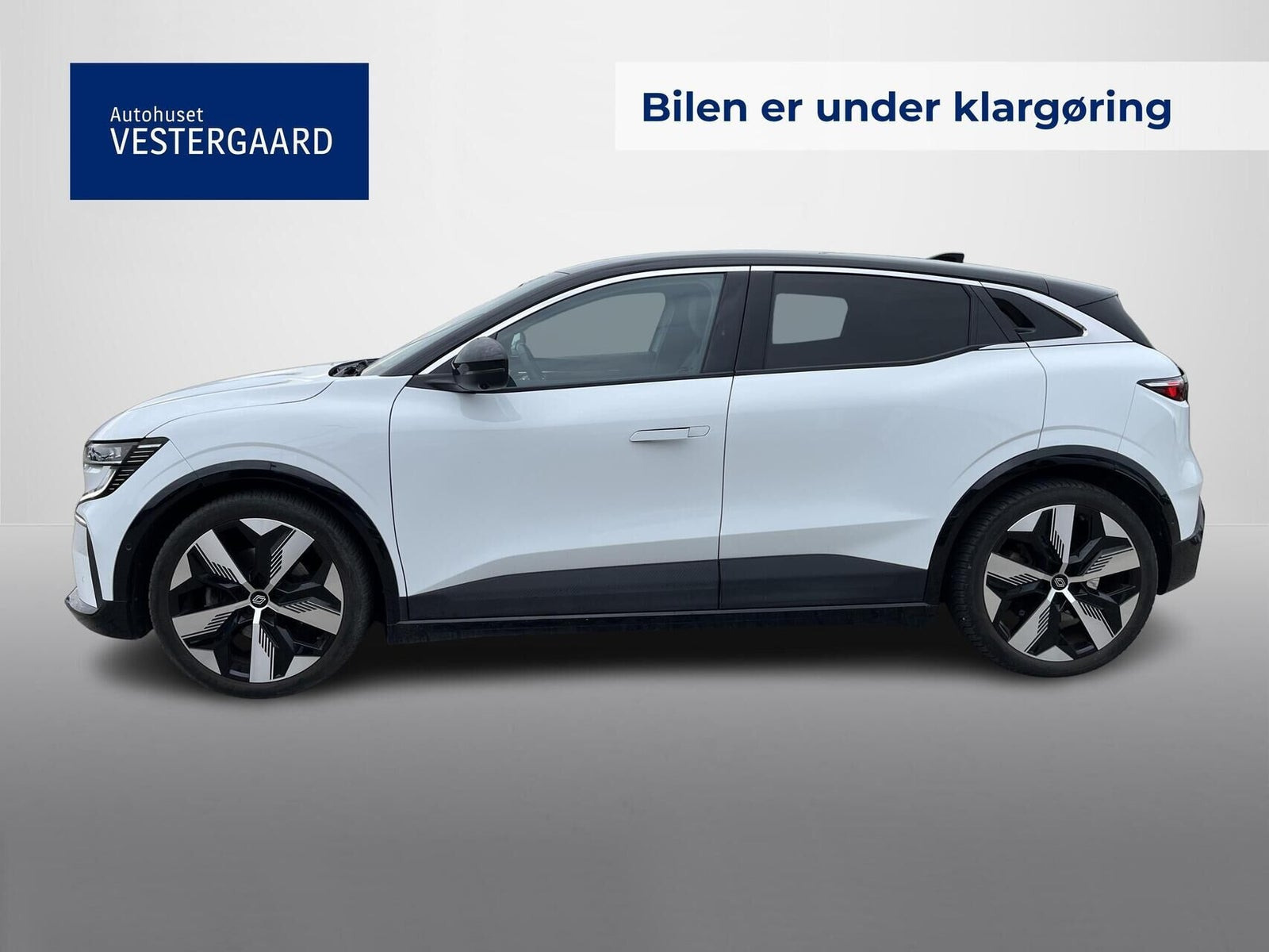 Hvid Renault Megane E-Tech fra 2024