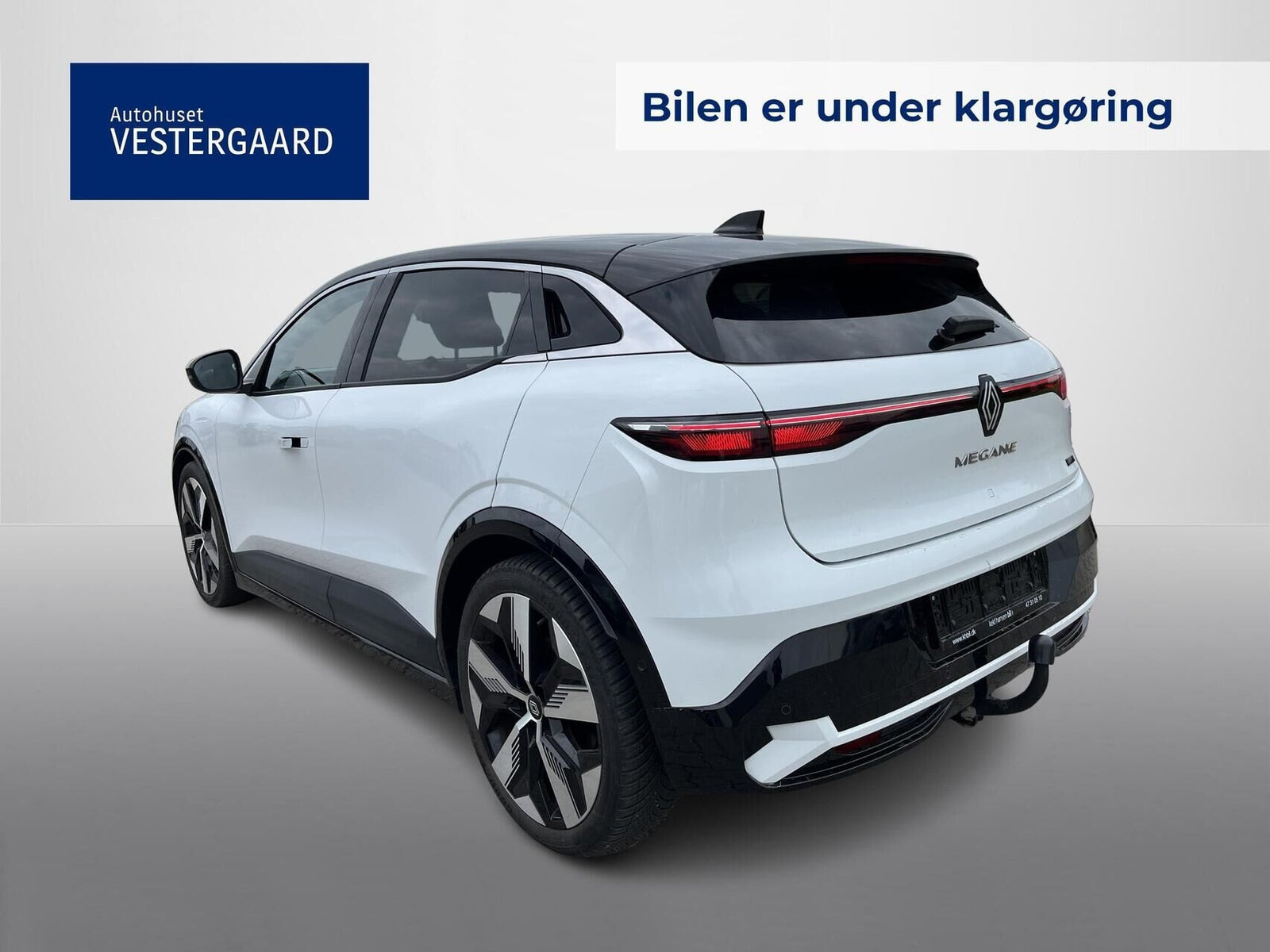 Hvid Renault Megane E-Tech fra 2024
